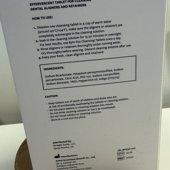 Byte Ultrasonic Cleaner & Fizz Cleaning Tablets - Picture 10 of 10